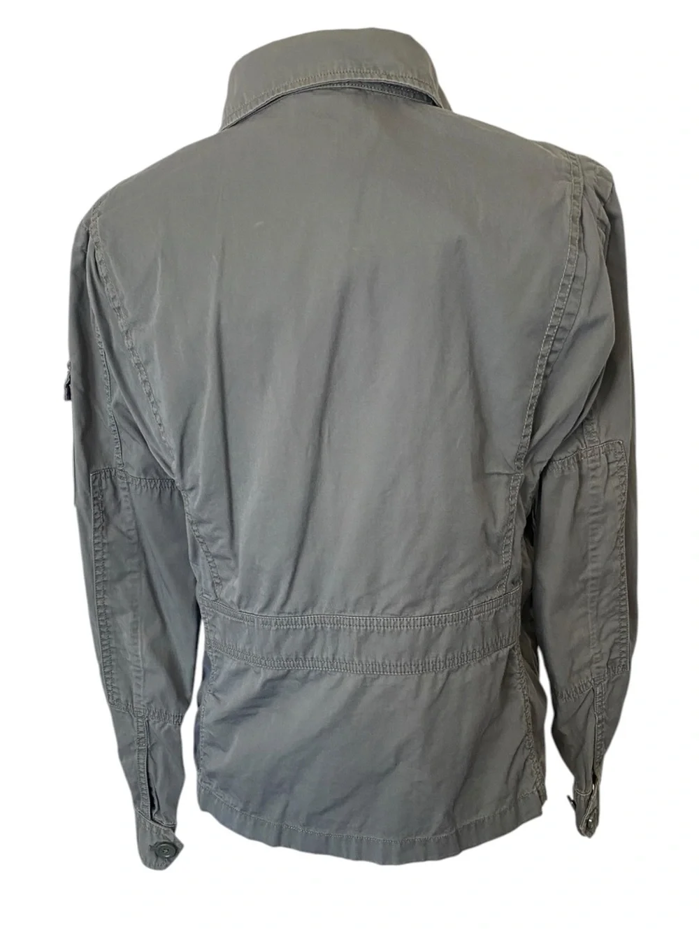 J. Crew Factory Olive Twill Chino Utility Field Jacket Women’s Medium